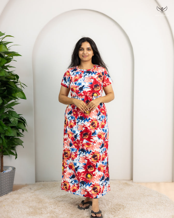 Pritam SoftCotton Full Length Maternity Loungewear