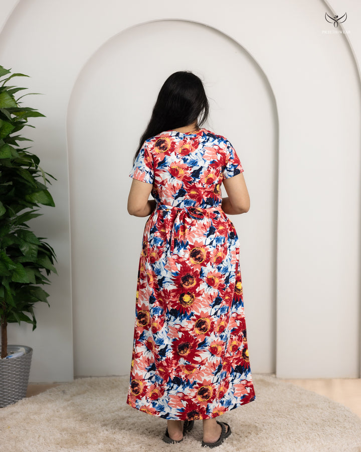 Pritam SoftCotton Full Length Maternity Loungewear