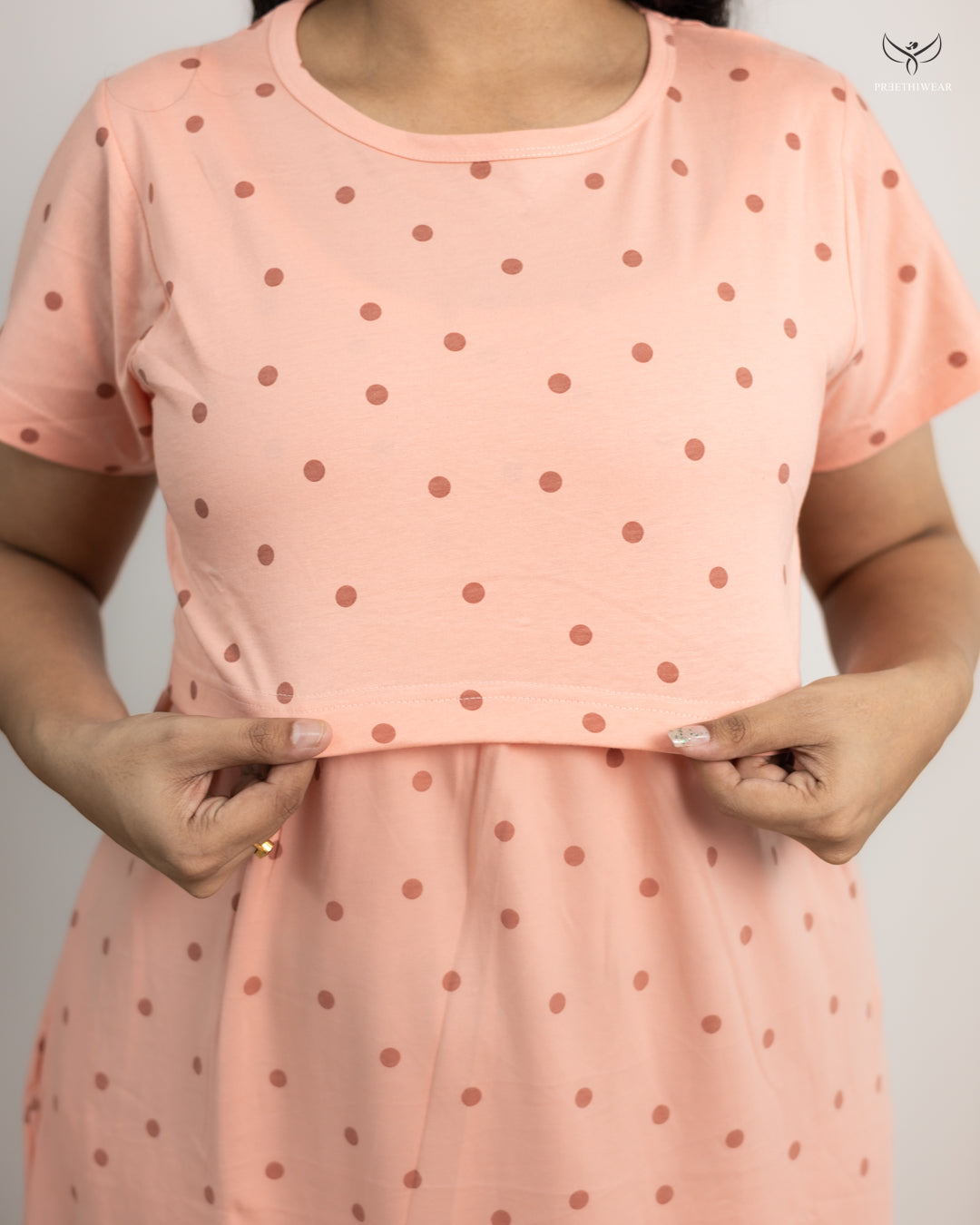 Vennila1  SoftCotton Full Length Maternity Loungewear
