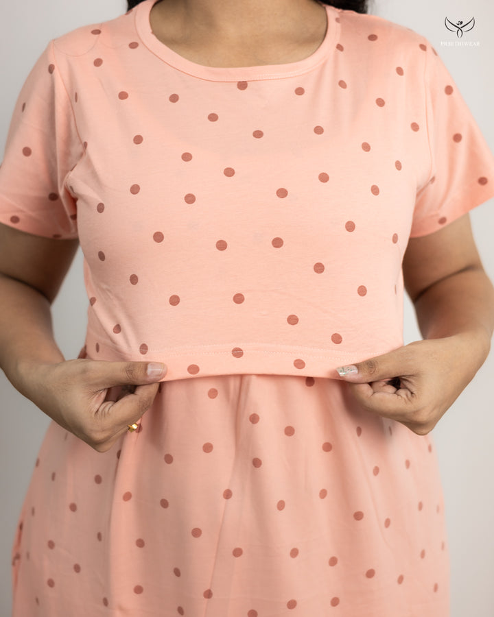 Vennila1  SoftCotton Full Length Maternity Loungewear