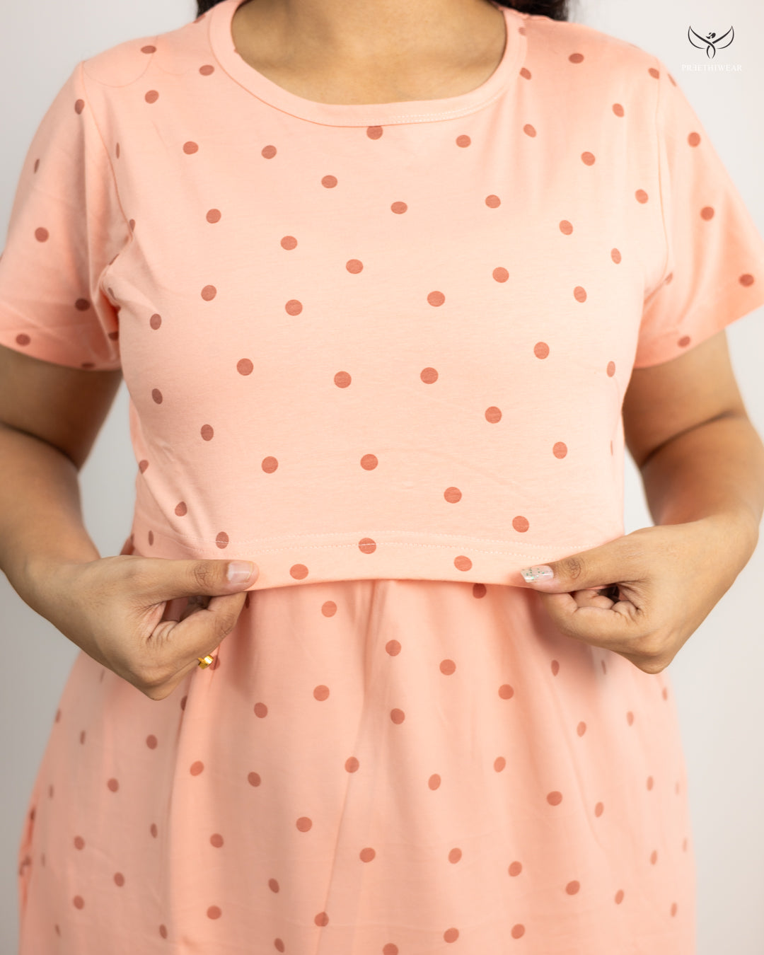 Vennila1  SoftCotton Full Length Maternity Loungewear