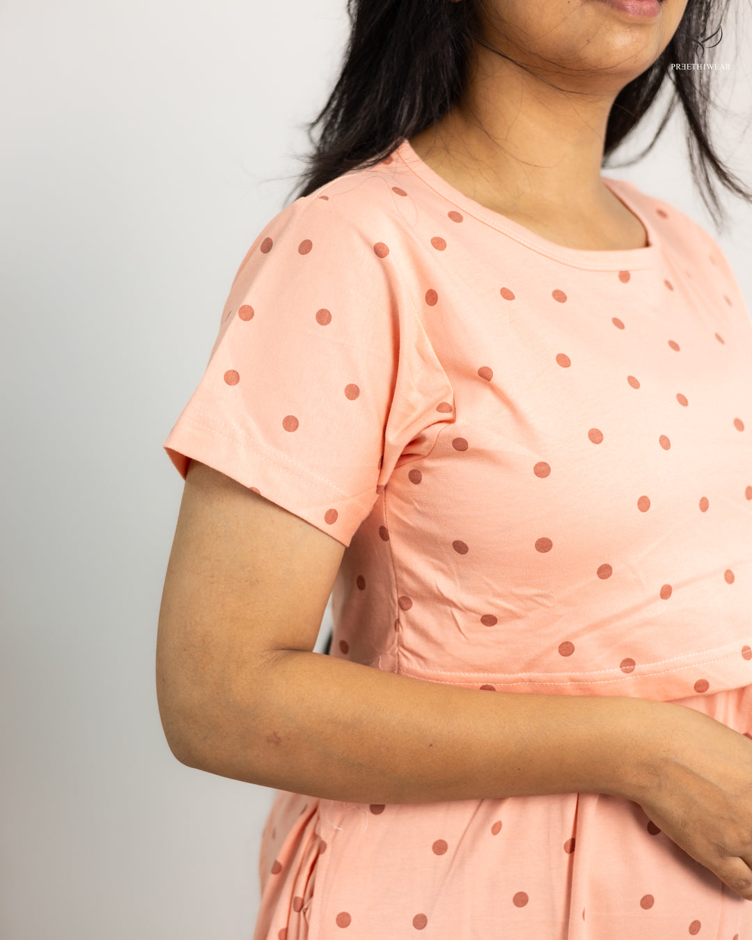 Vennila1  SoftCotton Full Length Maternity Loungewear