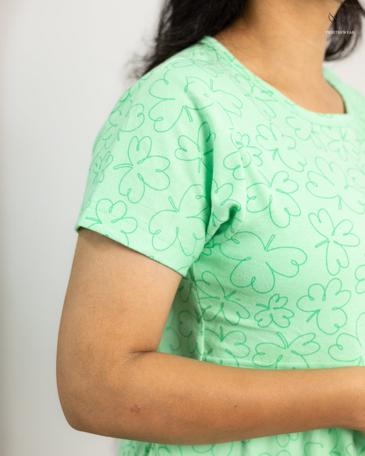 Geetha1  SoftCotton Full Length Maternity Loungewear
