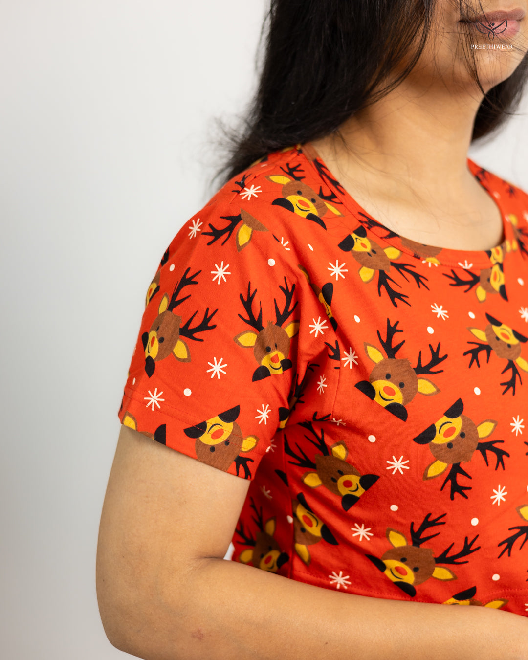 Usha2  SoftCotton Full Length Maternity Loungewear