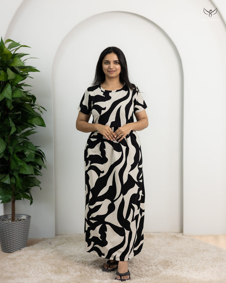 Lune SoftCotton Full Length Maternity Loungewear