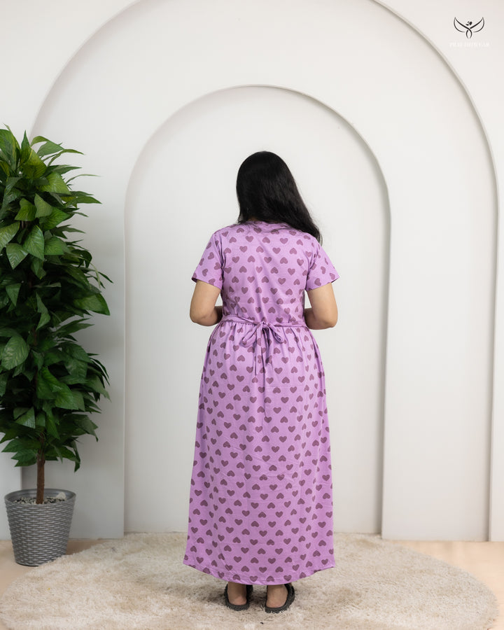 Saira  SoftCotton Full Length Maternity Loungewear