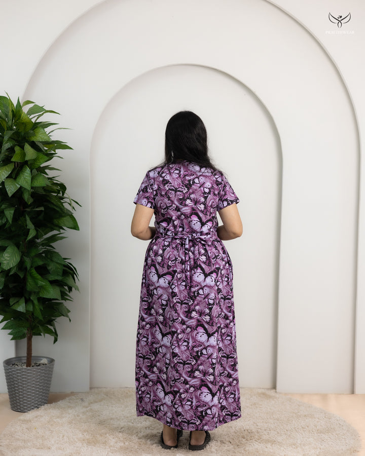 Nandhu4 SoftCotton Full Length Maternity Loungewear