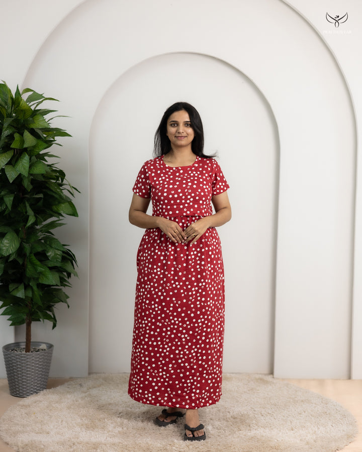 Sayali5  SoftCotton Full Length Maternity Loungewear