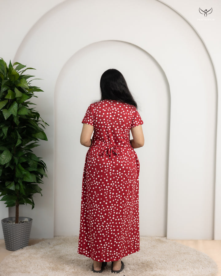 Sayali5  SoftCotton Full Length Maternity Loungewear