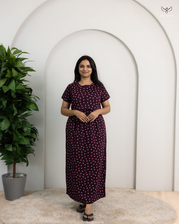 Agastya SoftCotton Full Length Maternity Loungewear
