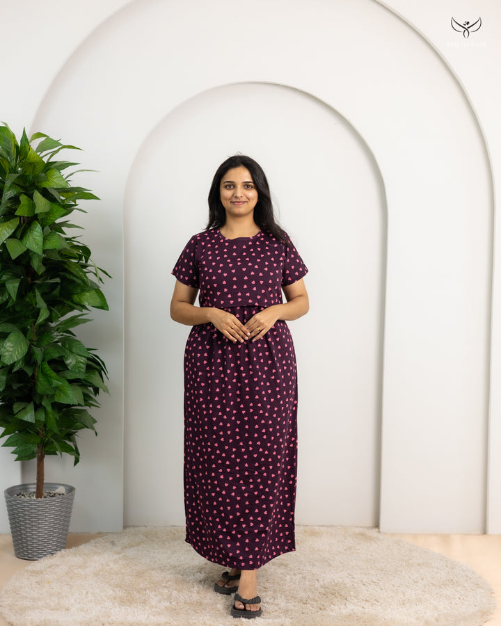Agastya SoftCotton Full Length Maternity Loungewear