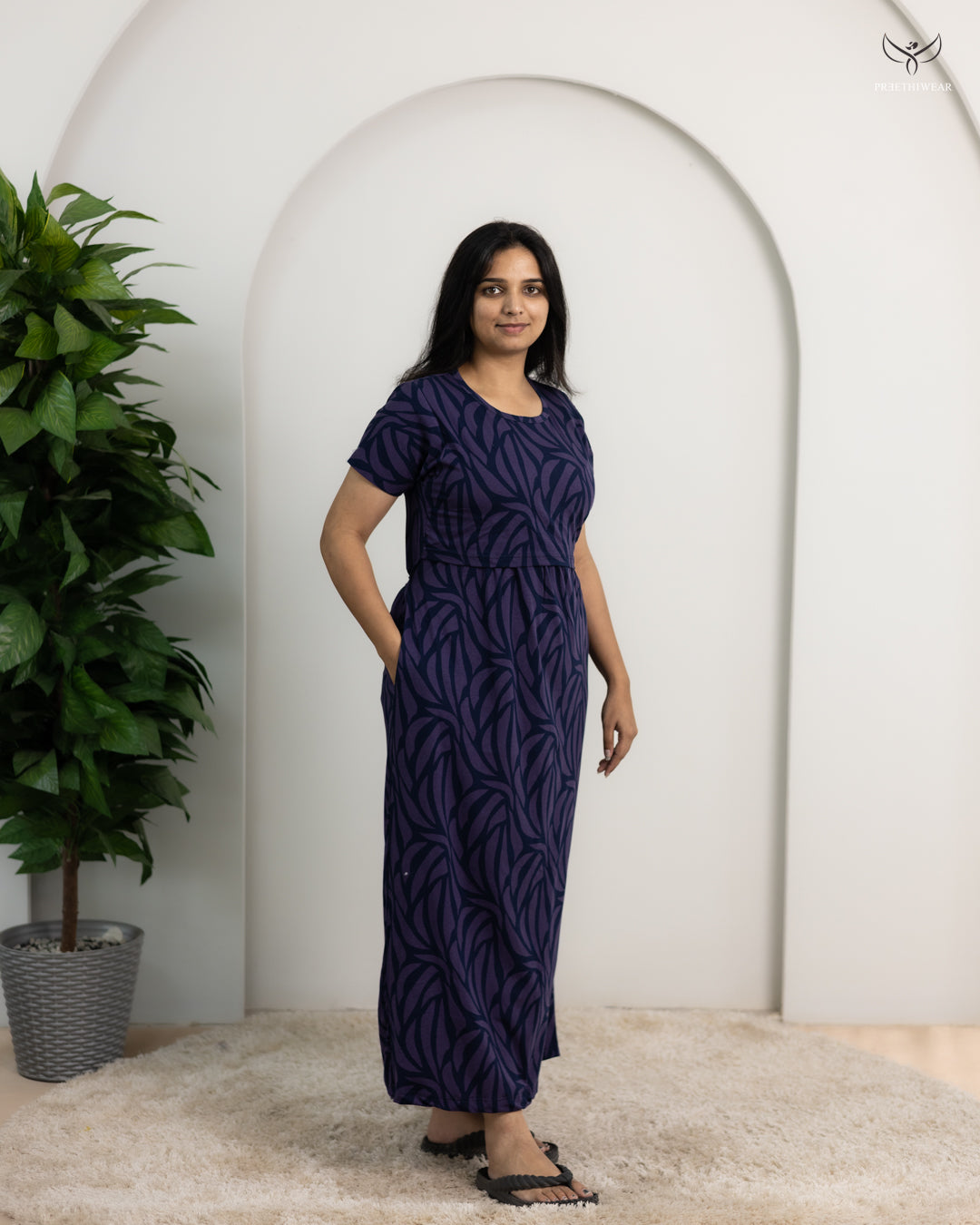 Sheeba2 SoftCotton Full Length Maternity Loungewear