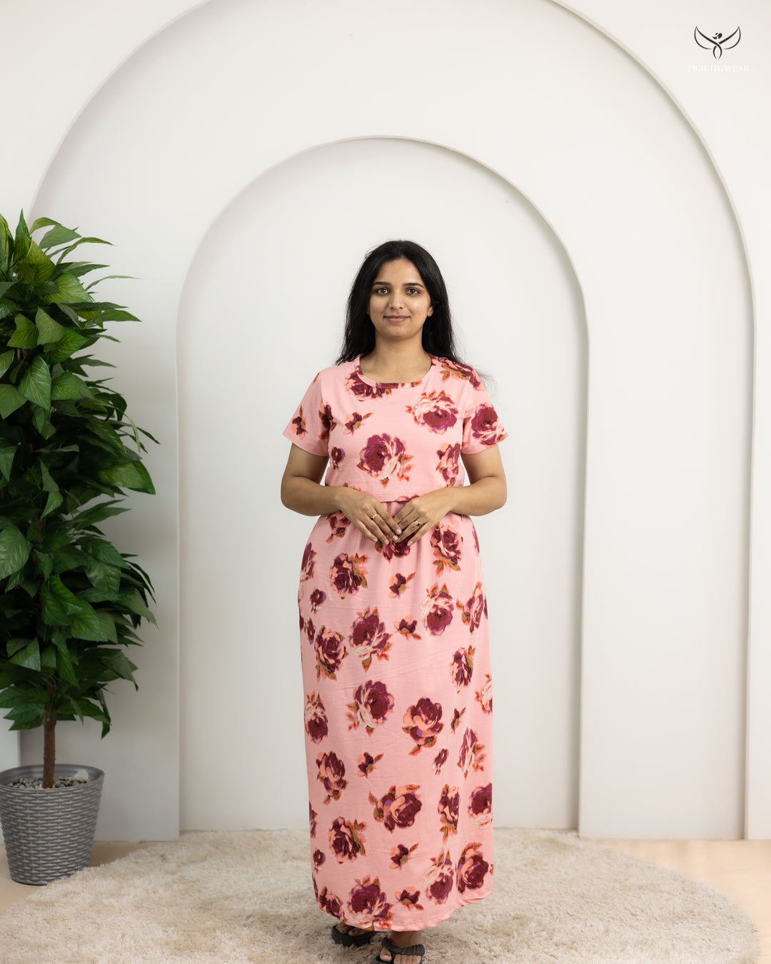 Jothika3 SoftCotton Full Length Maternity Loungewear
