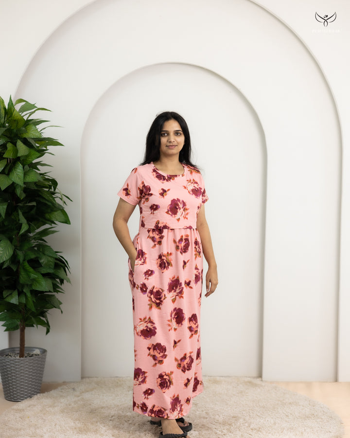 Jothika3 SoftCotton Full Length Maternity Loungewear