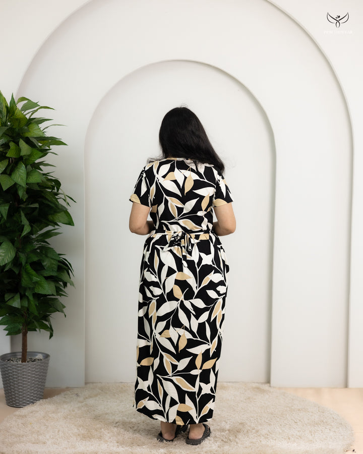 Parvati3  SoftCotton Full Length Maternity Loungewear