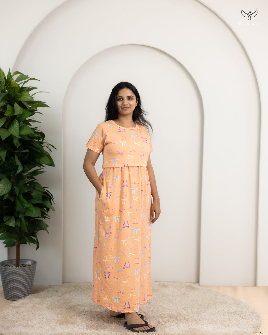 Dua3 SoftCotton Full Length Maternity Loungewear