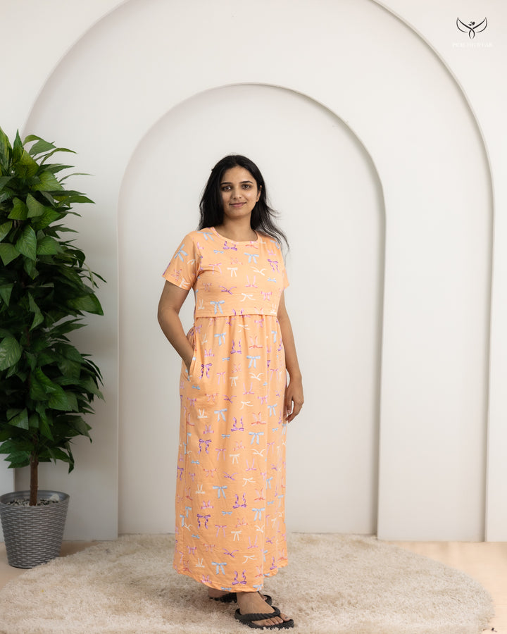 Dua3 SoftCotton Full Length Maternity Loungewear