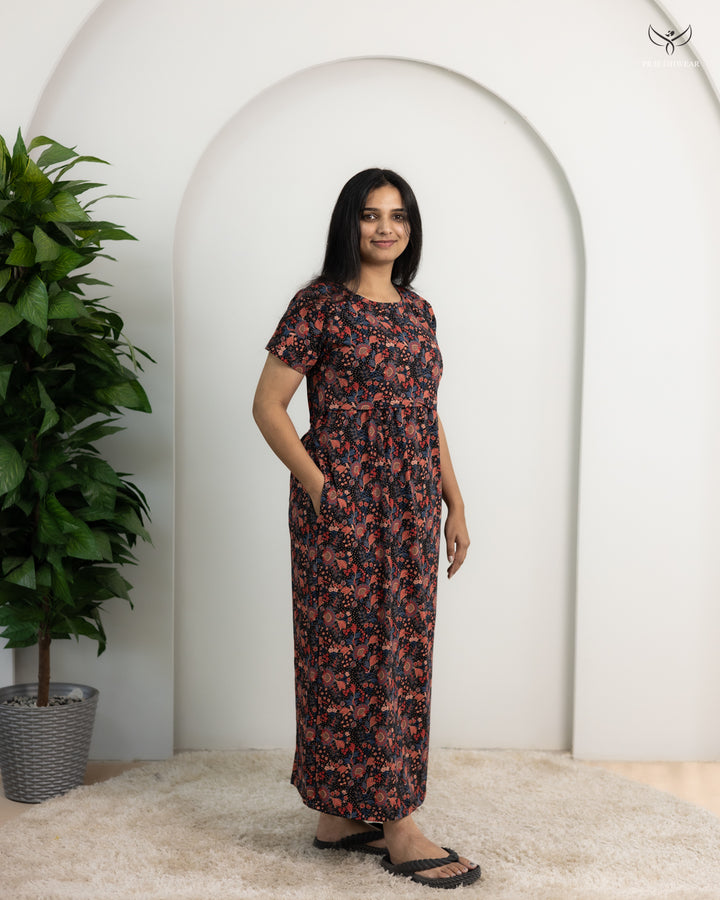 Thamini SoftCotton Full Length Maternity Loungewear