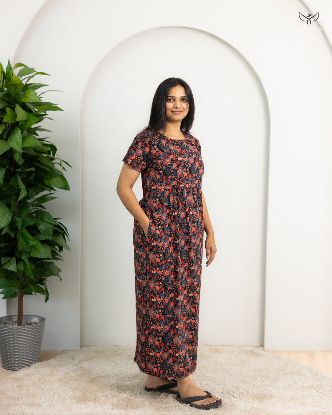 Thamini SoftCotton Full Length Maternity Loungewear