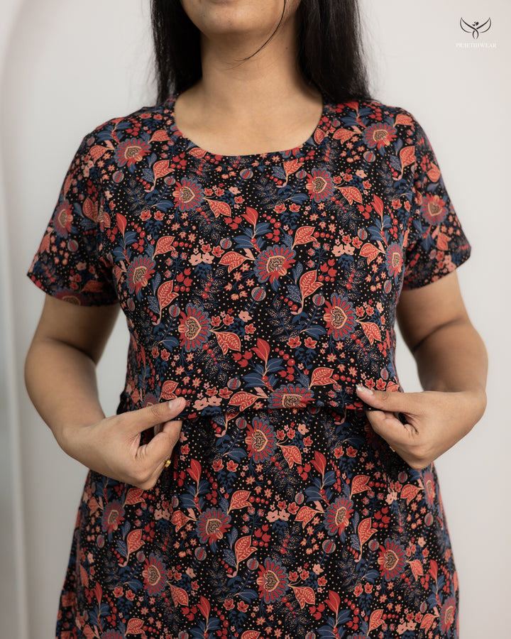Thamini SoftCotton Full Length Maternity Loungewear