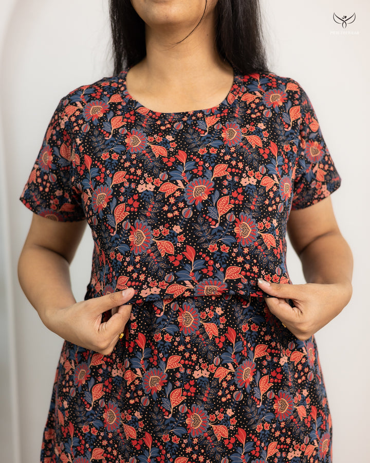 Thamini SoftCotton Full Length Maternity Loungewear