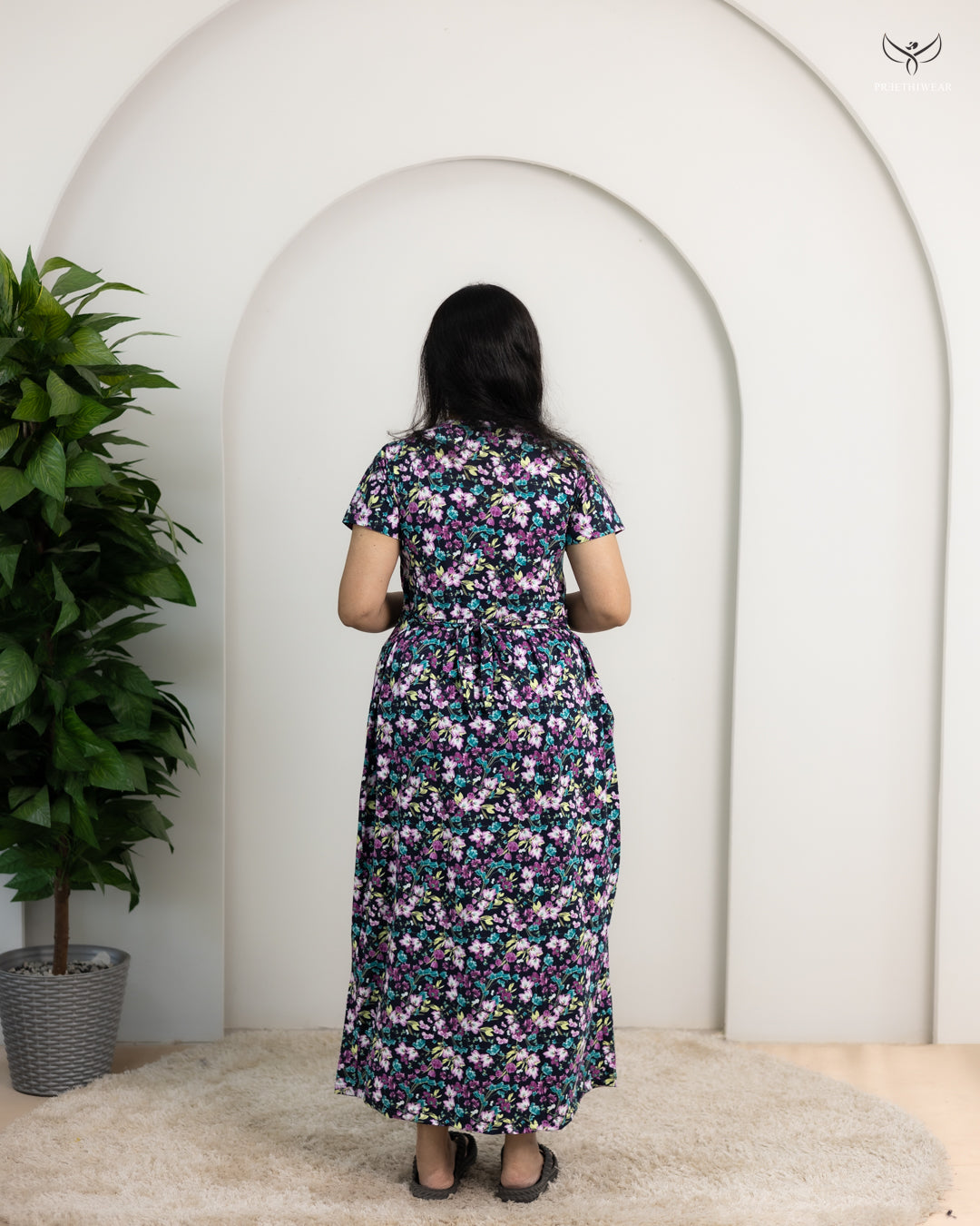 Raji1  SoftCotton Full Length Maternity Loungewear