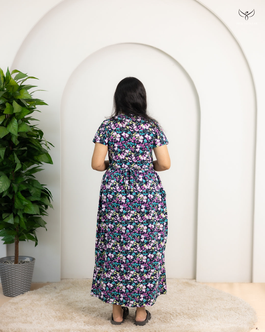 Raji1  SoftCotton Full Length Maternity Loungewear