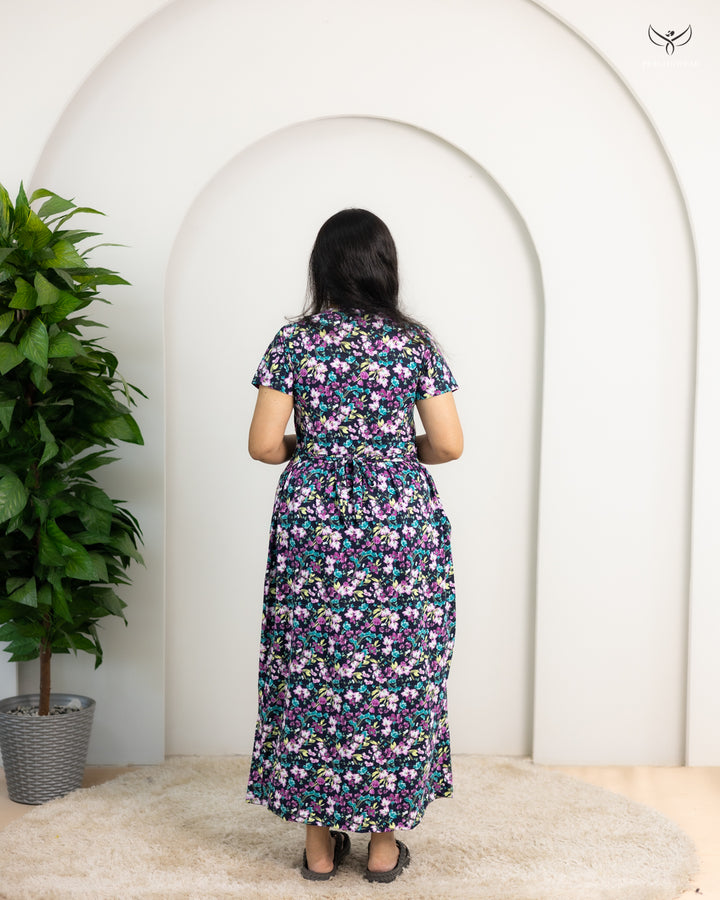 Raji1  SoftCotton Full Length Maternity Loungewear