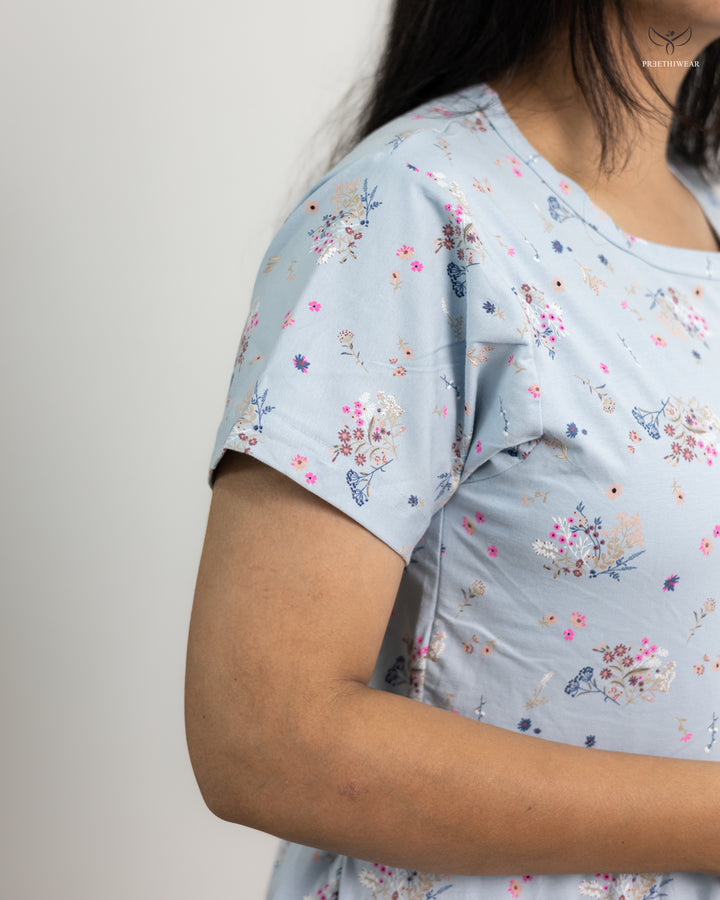 Dharini  SoftCotton Full Length Maternity Loungewear