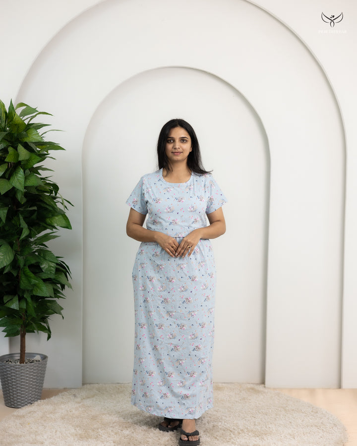 Dharini  SoftCotton Full Length Maternity Loungewear
