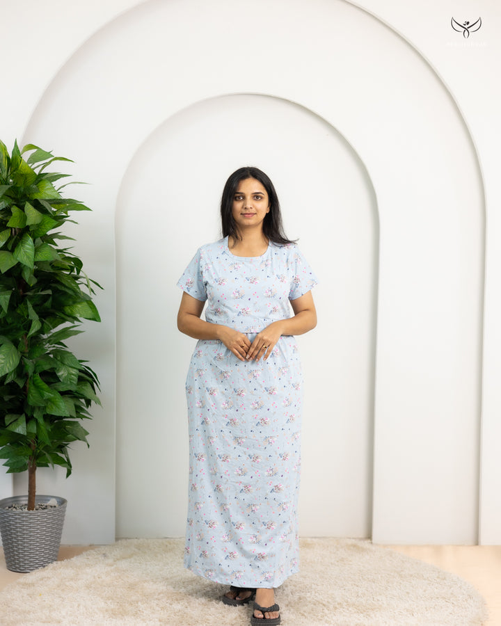 Dharini  SoftCotton Full Length Maternity Loungewear