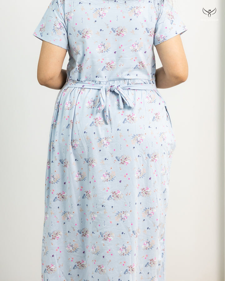Dharini  SoftCotton Full Length Maternity Loungewear