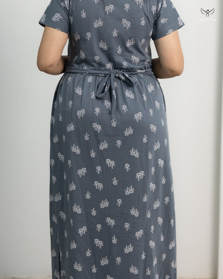 Nithila2  SoftCotton Full Length Maternity Loungewear
