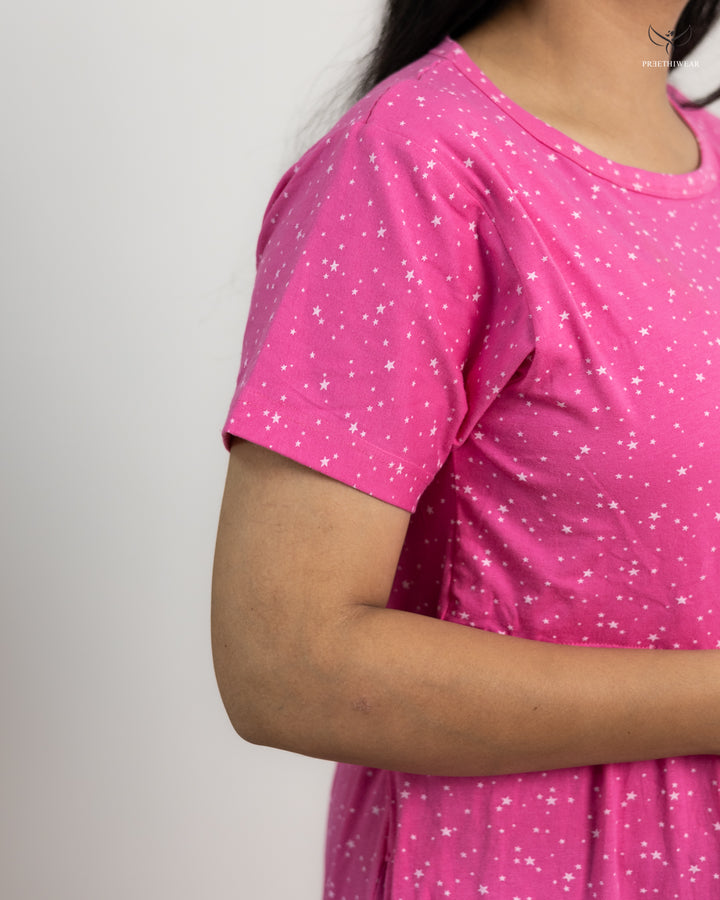 Rebin  SoftCotton Full Length Maternity Loungewear