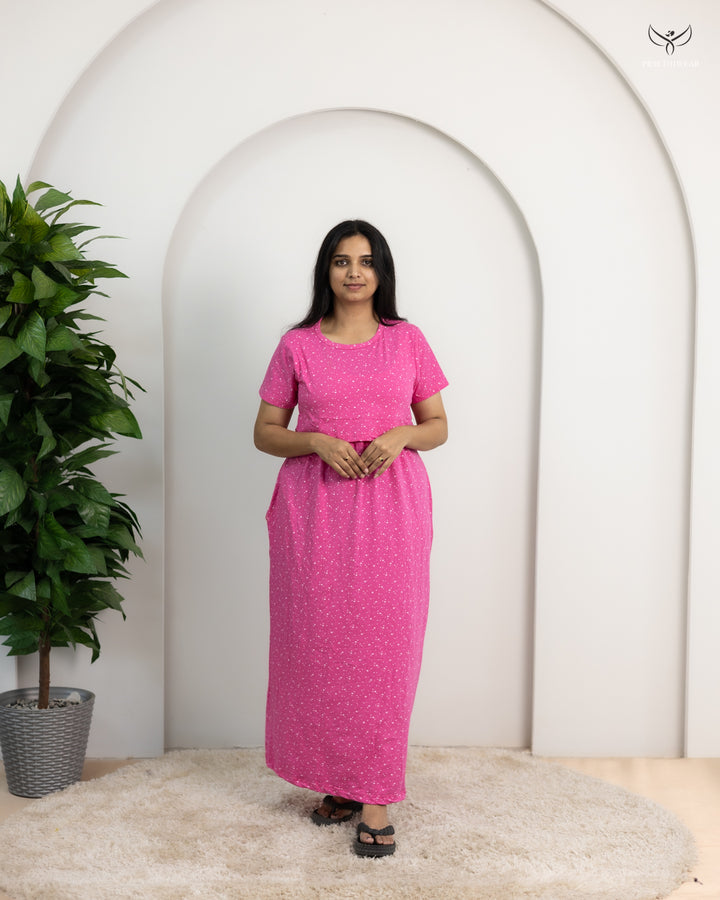 Rebin  SoftCotton Full Length Maternity Loungewear