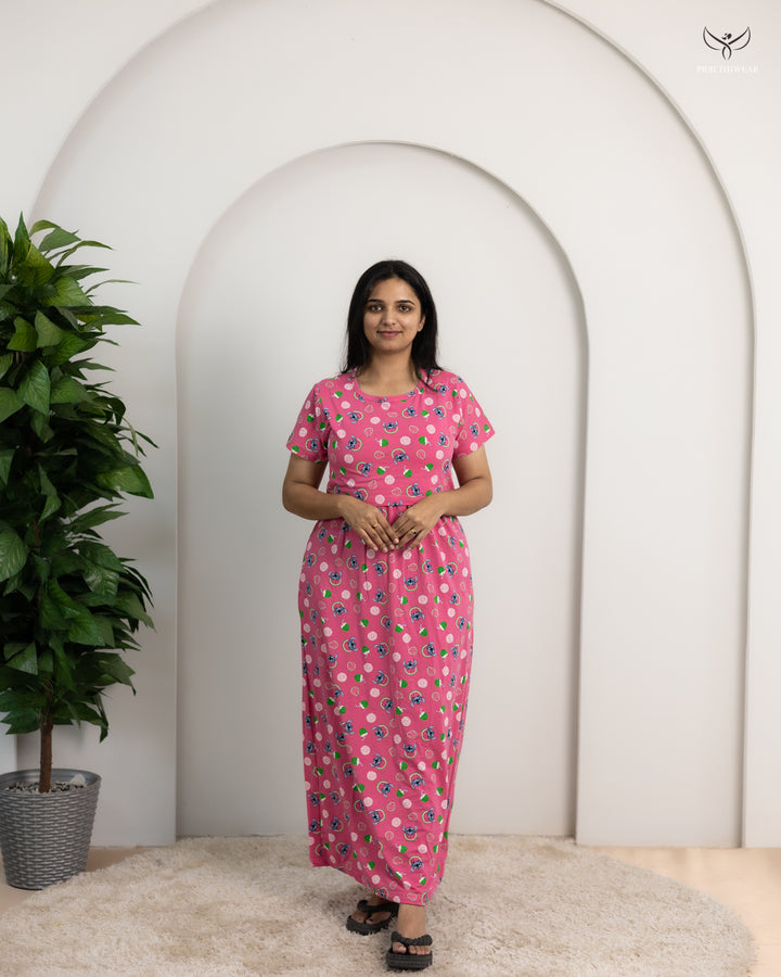 Saanvi3 SoftCotton Full Length Maternity Loungewear