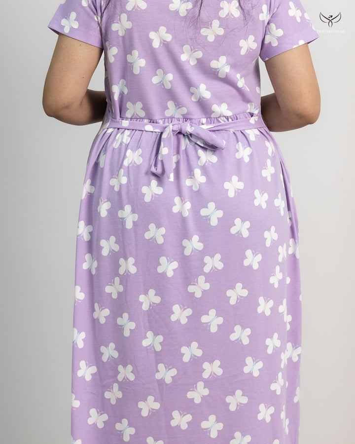 Vaishna  SoftCotton Full Length Maternity Loungewear