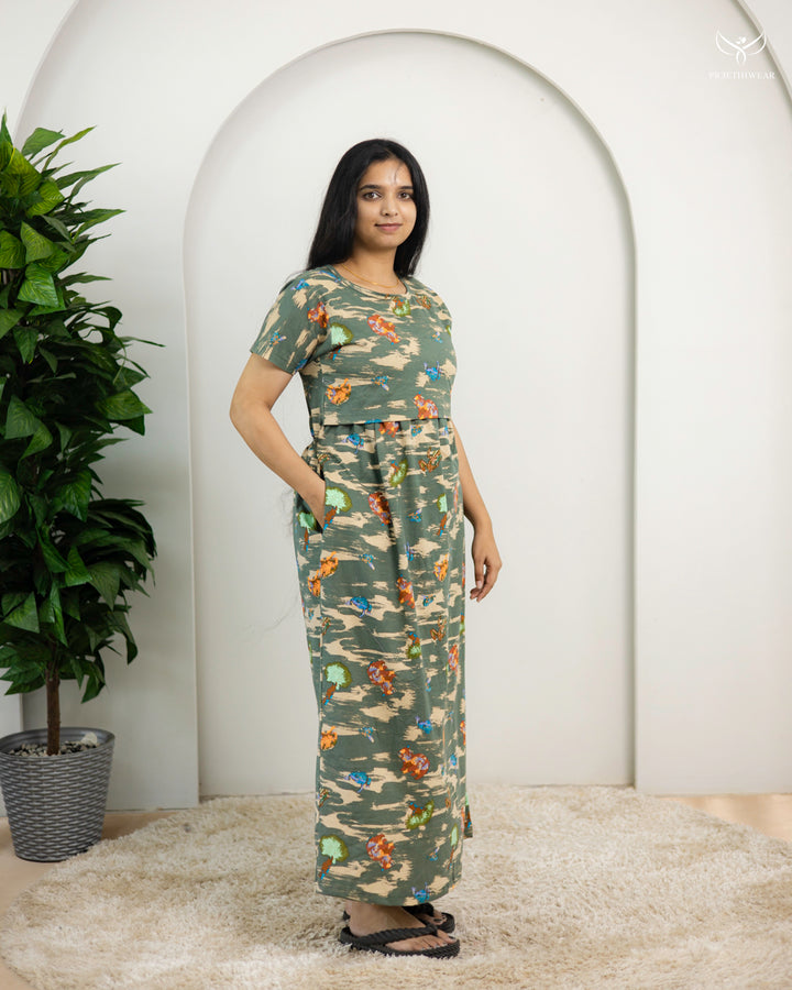 Ashwini1  Cotton Full Length Maternity Loungewear
