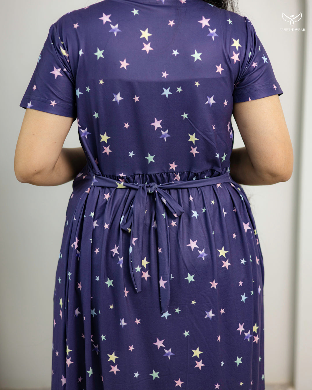 Shital  PolyCotton Full Length Maternity Loungewear