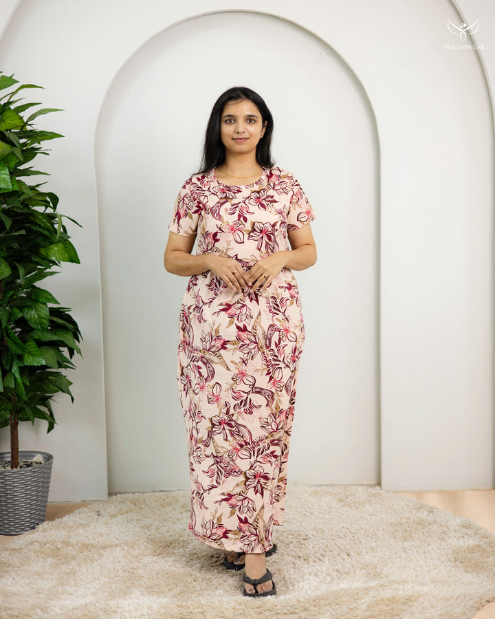 Jancy1  SoftCotton Full Length Maternity Loungewear