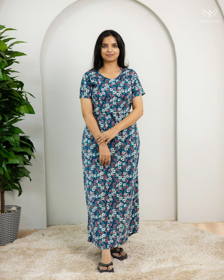Hasmitha  SoftCotton Full Length Maternity Loungewear