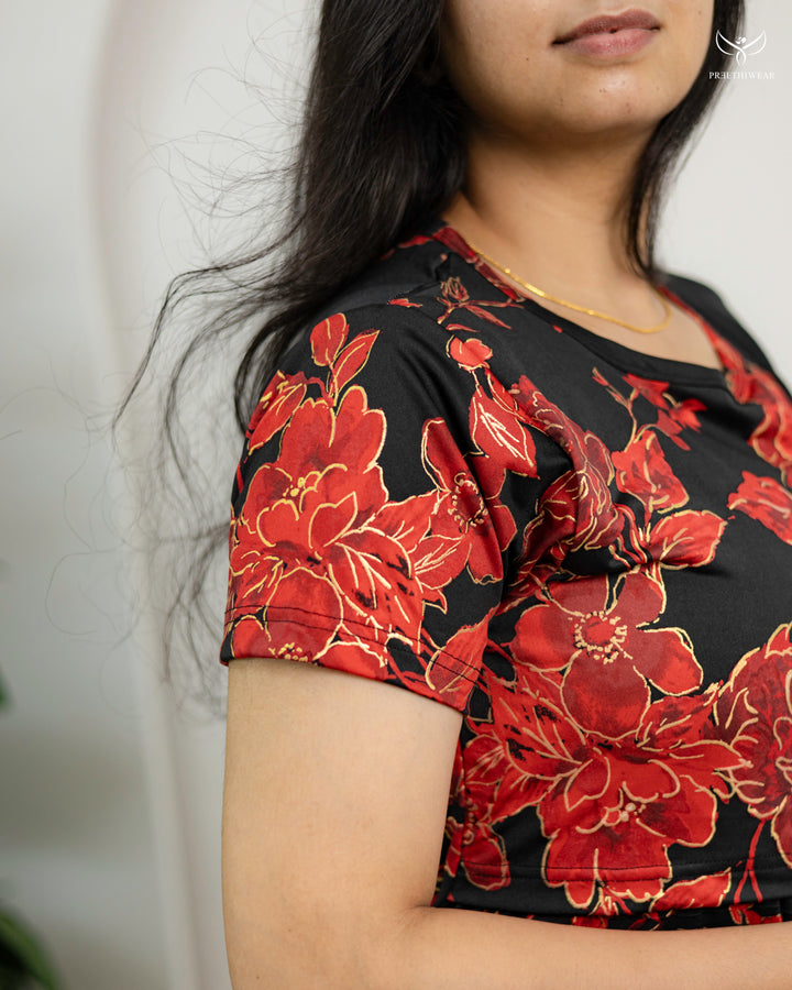 Shibila  PolyCotton Full Length Maternity Loungewear