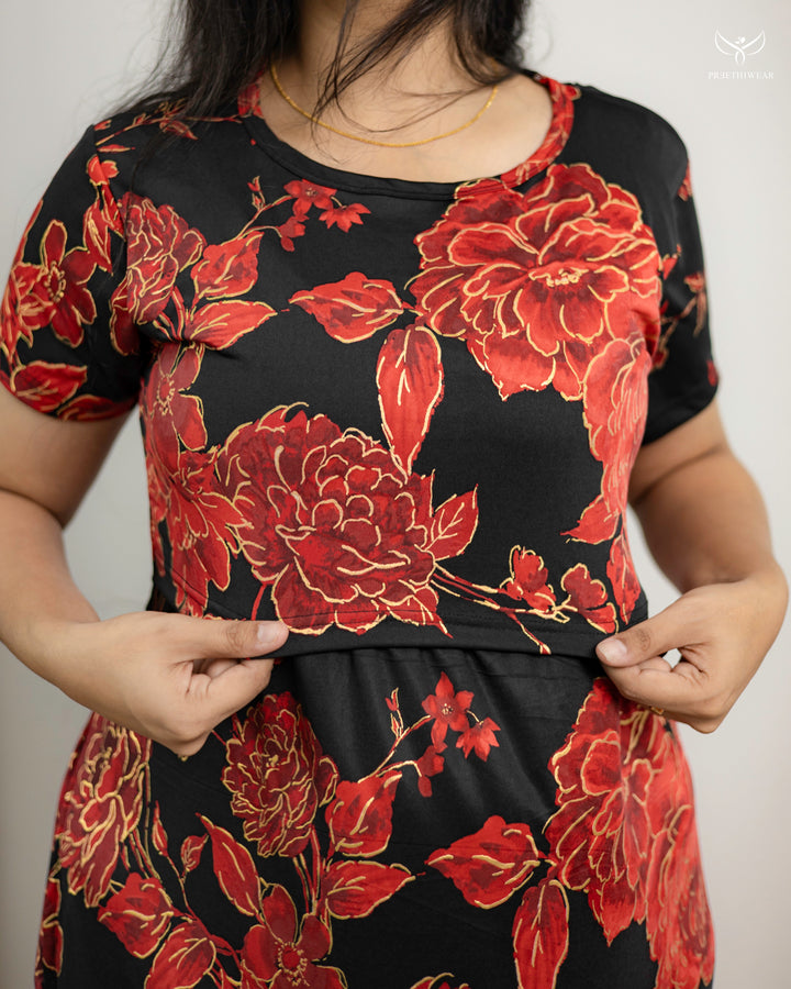 Shibila  PolyCotton Full Length Maternity Loungewear