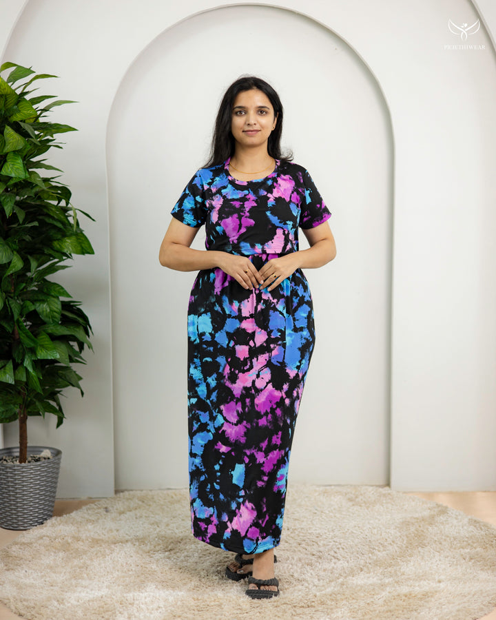 Gauri2 SoftCotton Full Length Maternity Loungewear