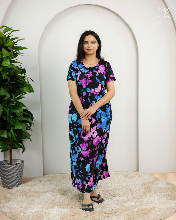Gauri2 SoftCotton Full Length Maternity Loungewear