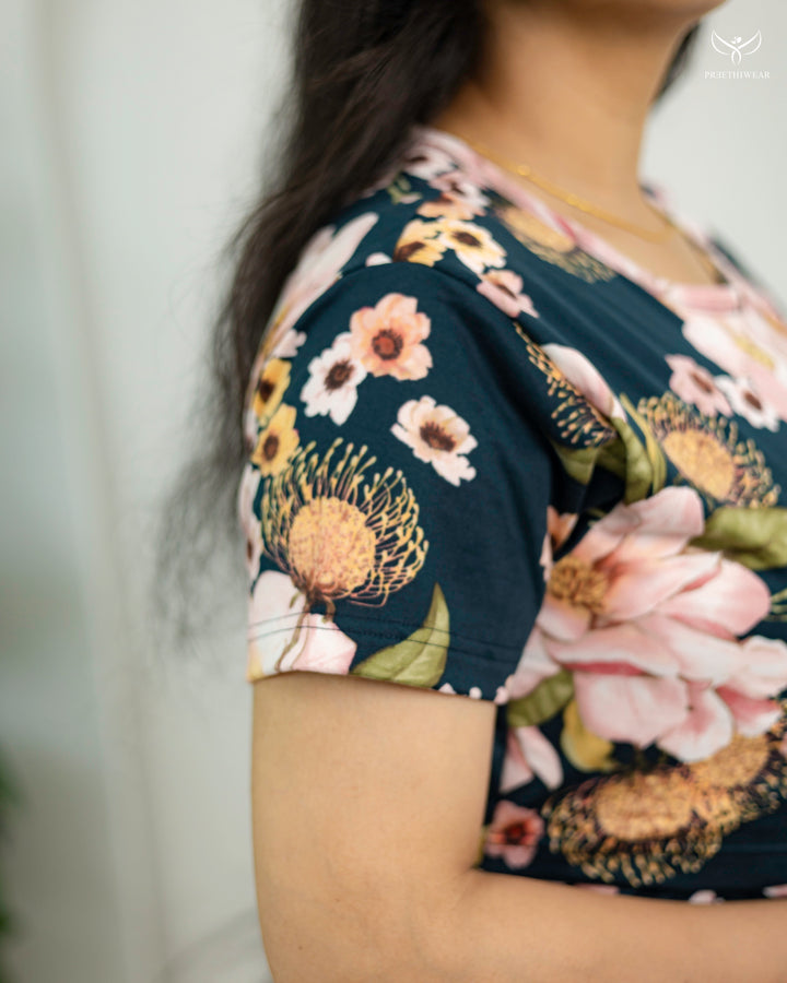 Aamina  Lightweight SoftCotton Full Length Maternity Loungewear