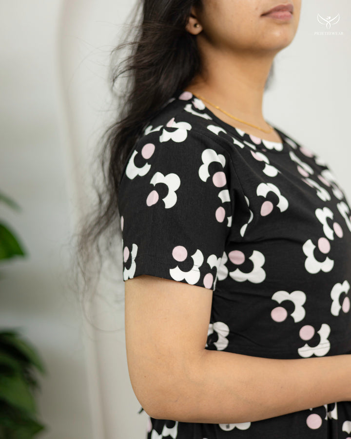 Nasreen  Cotton Full Length Maternity Loungewear