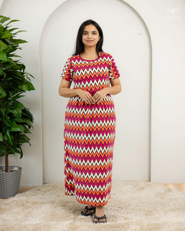 Udaya1  SoftCotton Full Length Maternity Loungewear