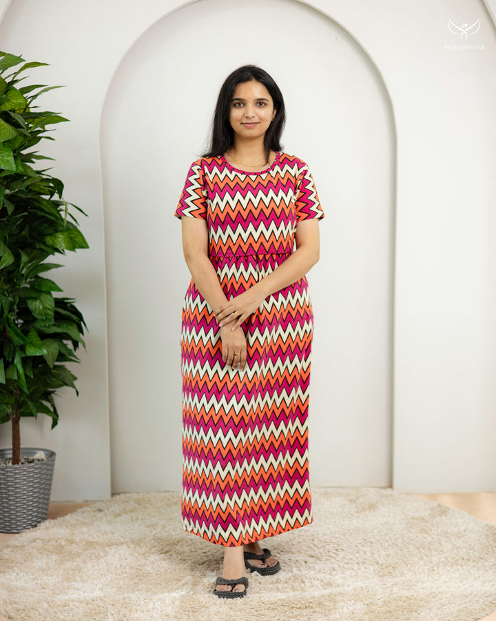 Udaya1  SoftCotton Full Length Maternity Loungewear