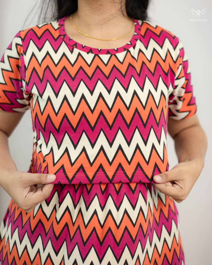 Udaya1  SoftCotton Full Length Maternity Loungewear